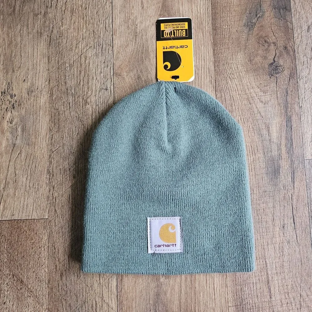 Carhartt Knit Beanie Hat Sage Green NWT One Size Gorpcore Skater Workwear Warm